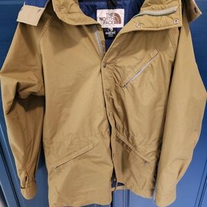 Mens North Face Tan Long Jacket